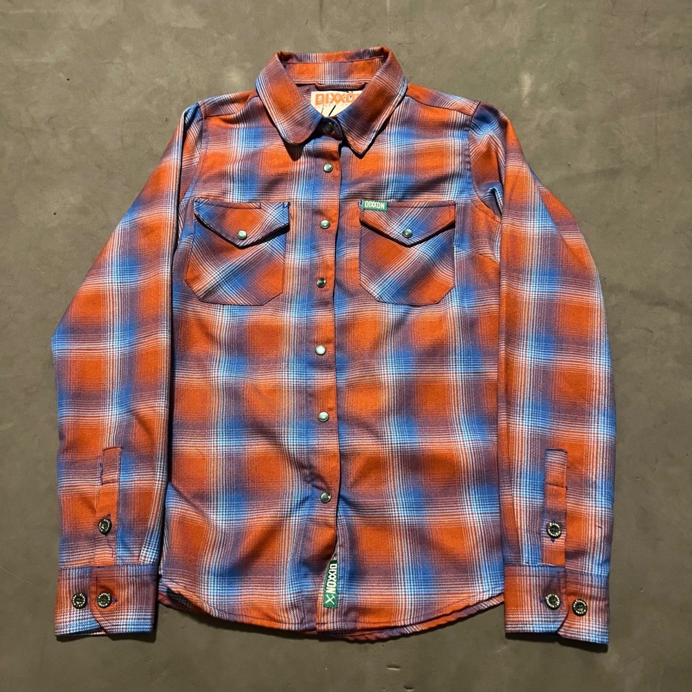 Dixxon Flannel Company Kaihalulu Bay Plaid‎ Pearl Snap Shirt Mens Small
